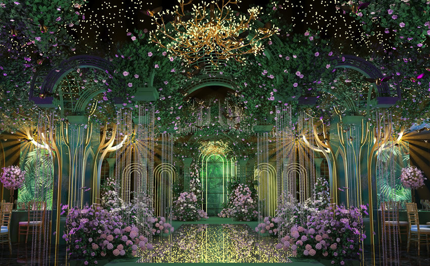 莱芜奇妙森林婚礼堂效果展示